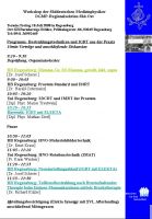 Workshop irradiation techniques and IGRT (german language)